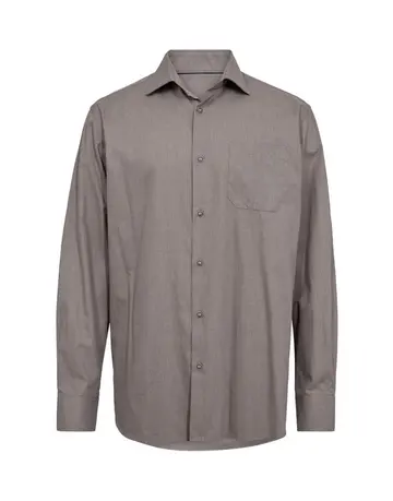 Garant Casual Mens shirt regular fit lysbrun