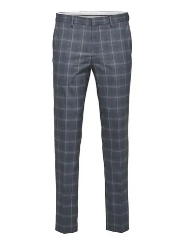 SELECTED SLHSLIM-MYLOLOGAN LT BLUE CHK Blå