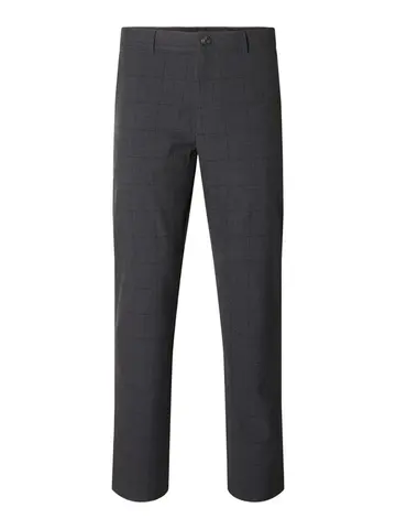 SELECTED SLHSLIM-ROBERT DES FLEX 175 PANTS N Grå