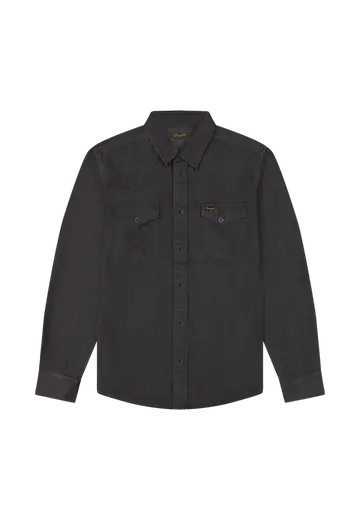 Wrangler WESTERN_SHIRT RINSE_BLACK Sort