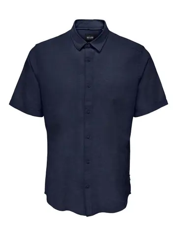Only & Sons ONSCAIDEN SS SOLID LINEN SHIRT NOOS 