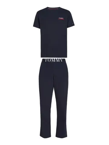 Tommy Hilfiger LS PANT JERSEY SET Hvid