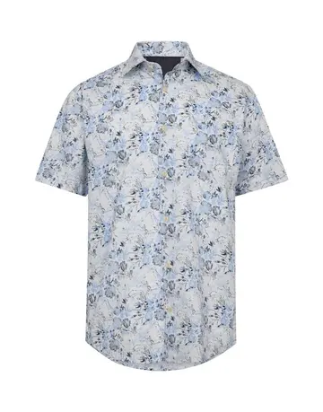 Black Blue Shirt s/s regular fit 