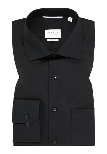 ETERNA shirt 1100 X19K - extra sleeve lenght Sort