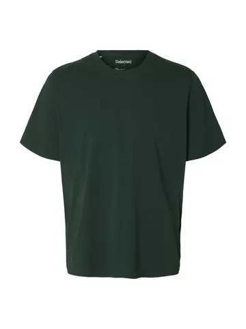 SELECTED SLHASPEN SS O-NECK TEE W NOOS Grøn