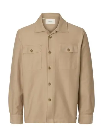 SELECTED SLHOLIVER SWEAT OVERSHIRT NOOS Brun
