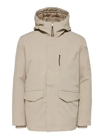 SELECTED SLHPIET JACKET B NOOS Khaki