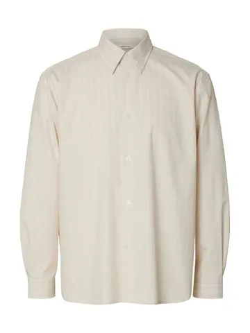 SELECTED SLHRLXBEN STRIPE LS SHIRT 