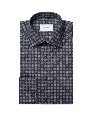 ETON Geometric Signature Twill Shirt 