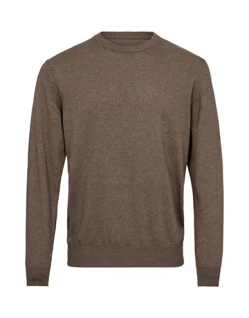 Garant Signatur Merino o-neck modern fit Brun