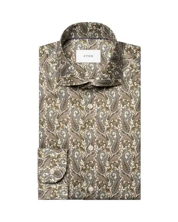 ETON Paisley Signature Twill Shirt 