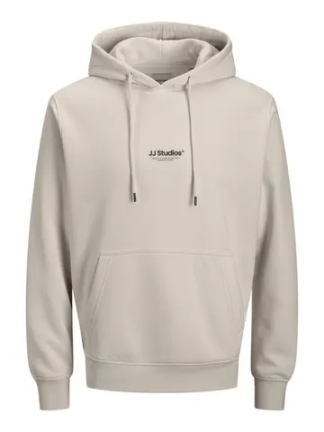 Jack & Jones JJESOHO SWEAT HOOD NOOS Grå