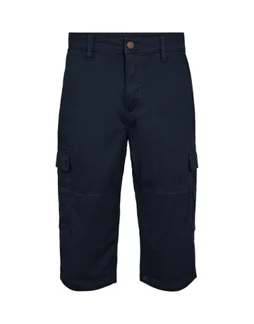 Black Blue Capri shorts regular fit 