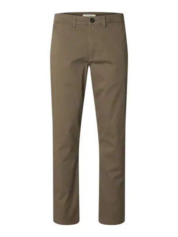 SELECTED SLH175-SLIM NEW MILES FLEX PANTS W Brun
