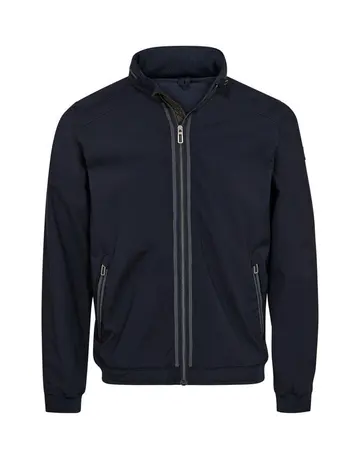 Black Blue Regular fitted jacket 