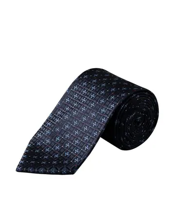 ETON Floral Medallion Woven Silk Tie 