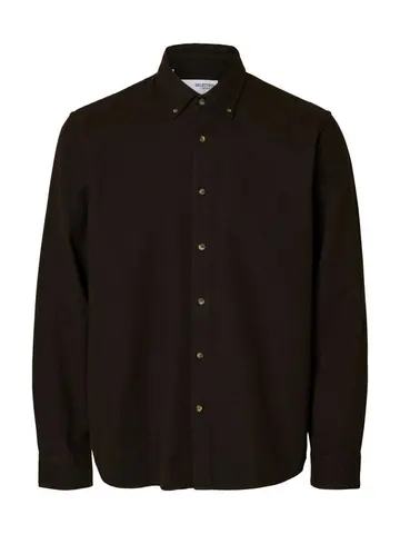 SELECTED SLHREGNOAH MIX BDWN LS SHIRT CAMP 