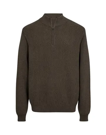 Gino Marcello Half zip knit modern fit 