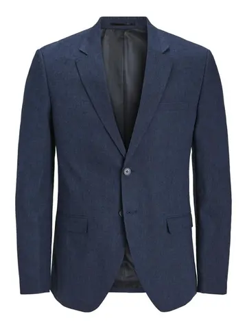 Jack & Jones JPRRIVIERA LINEN BLAZER SLIM FIT SN Blå