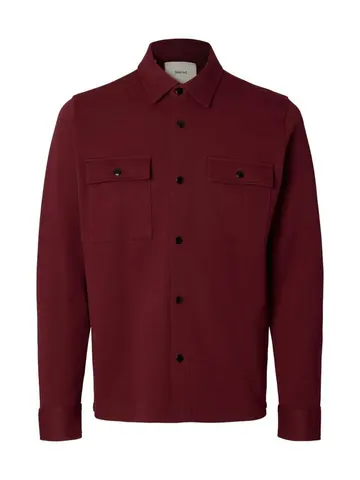 SELECTED SLHJACKIE SWEAT JACKET W NOOS Rød