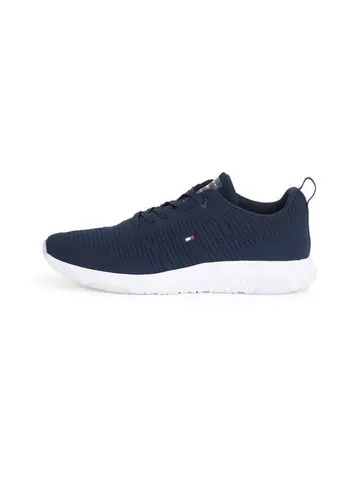 Tommy Hilfiger CORPORATE KNIT RIB RUNNER Blå