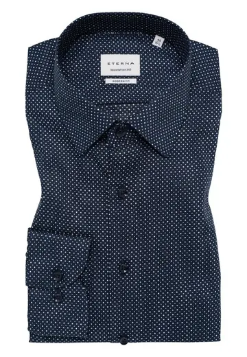 ETERNA shirt 1363 X181 Blå