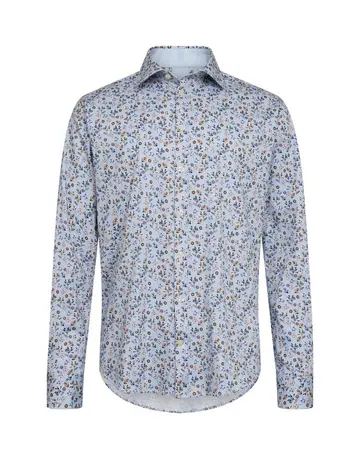Gino Marcello Knitted shirt l/s modern fitting 