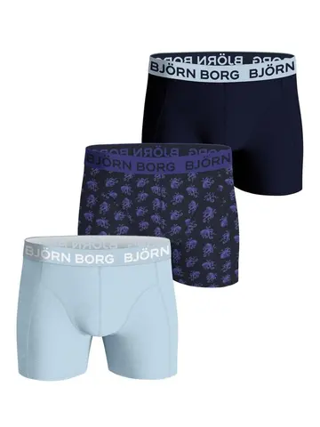 Björn Borg COTTON STRETCH BOXER 3p, MULTIPACK 12 Multi