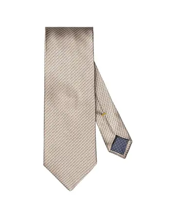 ETON Micro Woven Cotton Silk Tie 