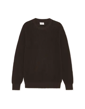 Les Deux Rib Crewneck Knit 