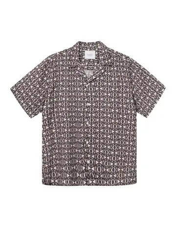 Les Deux Ornament AOP Tencel SS Shirt 