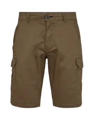 SALT stretch twill cargo short Grøn