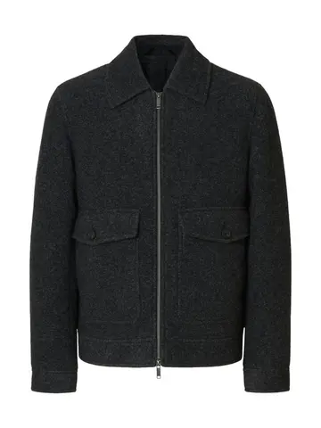 SELECTED SLHJAKOB WOOL BLEND JKT Grå
