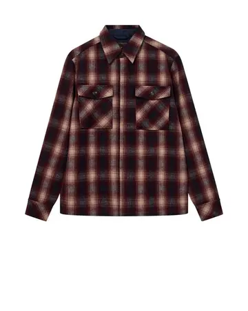 Mos Mosh MMGBlake Ning Overshirt Blå