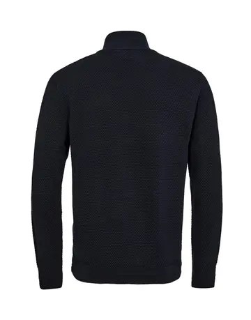 Black Blue Cardigan bubble knit regular 