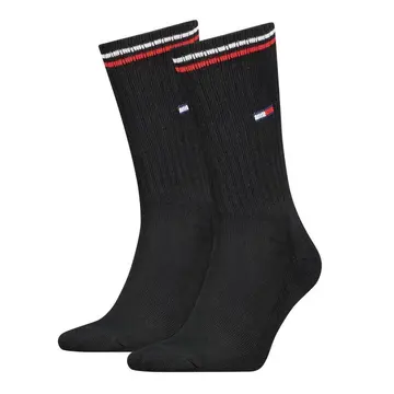 Tommy Hilfiger TH UNI TJ SOCK 2P ICONIC, 43/46 Sort
