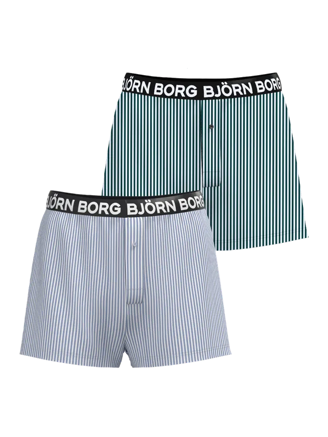 Björn Borg COTTON STRETCH LOGO WOVEN BOXER SHORTS 2p, MULTIPACK 1