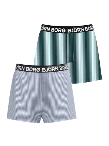 Björn Borg COTTON STRETCH LOGO WOVEN BOXER SHORTS 2p, MULTIPACK 1 