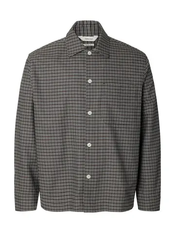 SELECTED SLMRLXSVEND RICK BRUSHED OX LIGHT O Grå