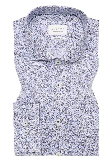 ETERNA shirt 4391 X17V Blå