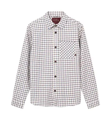 Mos Mosh MMGDavid Spring Check Shirt Hvid