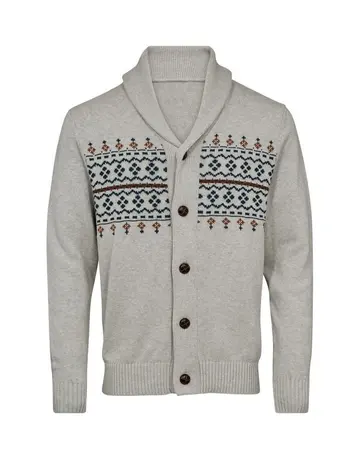 Black Blue Knit cardigan regular fitting 