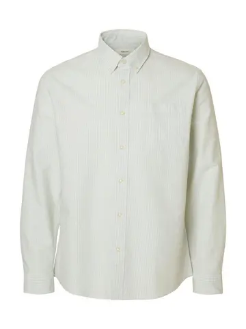 SELECTED SLHREGRICK-OX FLEX SHIRT LS S Hvid