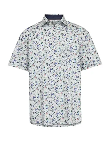 Black Blue Shirt s/s regular fit 