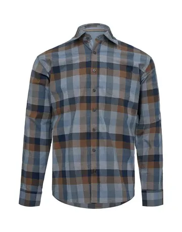 Garant Mens l/s shirt regular fit Navy