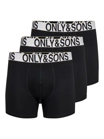 Only & Sons ONSBASIC SOLID BOXER 3PACK NOOS 