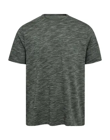 Black Blue T-shirt spacedyed reg. fit 