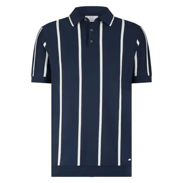 Born With Appetite GILMAR KNITTED POLO SS Navy