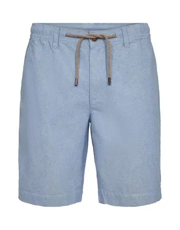 Black Blue Mens oxford shorts regular fit 