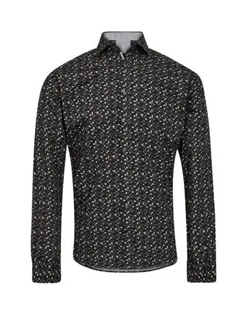 Garant Shirt l/s modern fit Sort